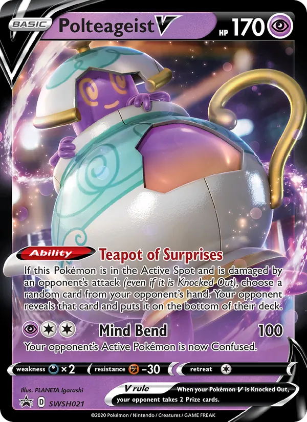 Polteageist V - SWSH Black Star Promos Pokemon Card