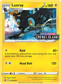 Luxray - SWSH Black Star Promos