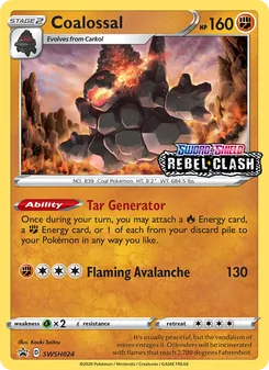 Coalossal - SWSH Black Star Promos