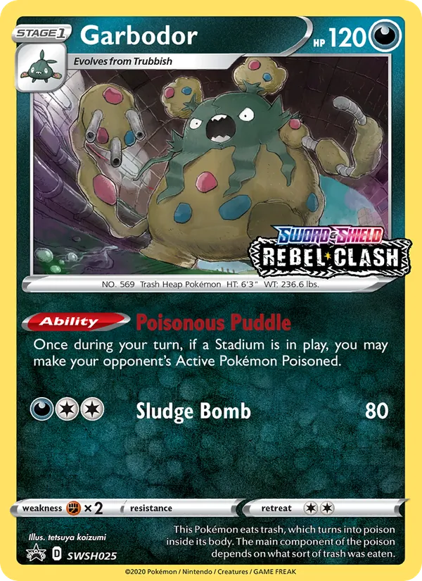 Garbodor - SWSH Black Star Promos Pokemon Card