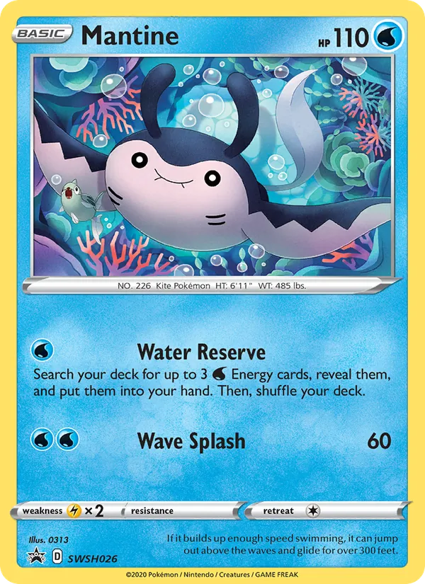 Mantine - SWSH Black Star Promos Pokemon Card