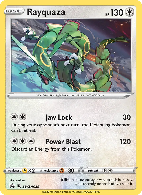 Rayquaza - SWSH Black Star Promos Pokemon Card