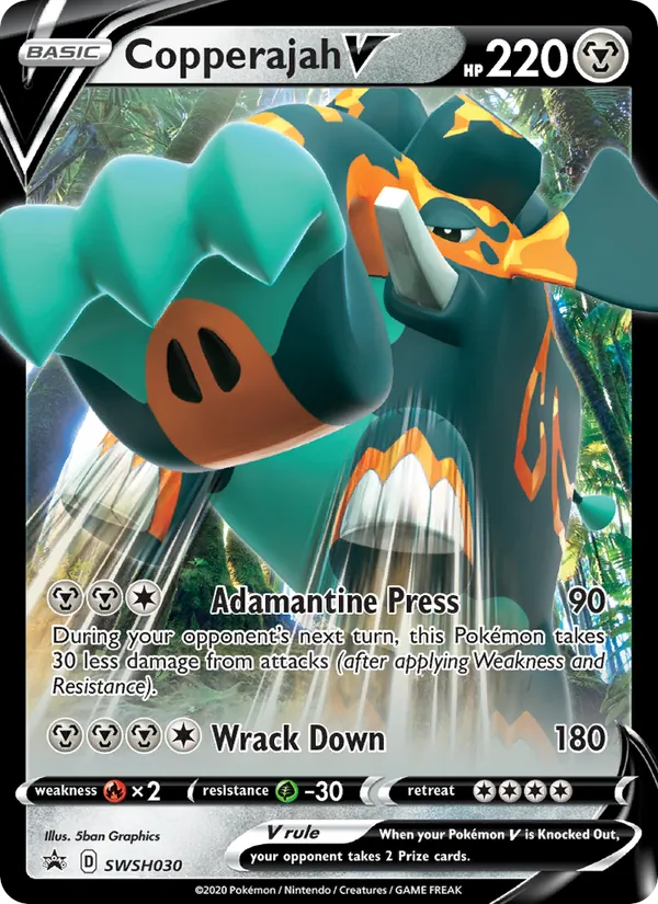 Copperajah V - SWSH Black Star Promos Pokemon Card