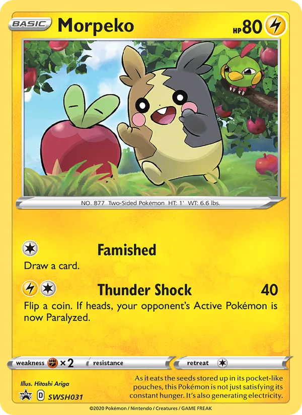Morpeko - SWSH Black Star Promos Pokemon Card
