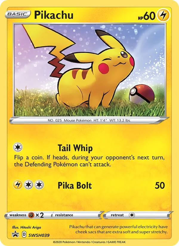 Pikachu - SWSH Black Star Promos Pokemon Card