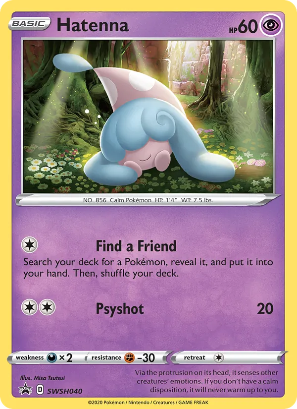 Hatenna - SWSH Black Star Promos Pokemon Card