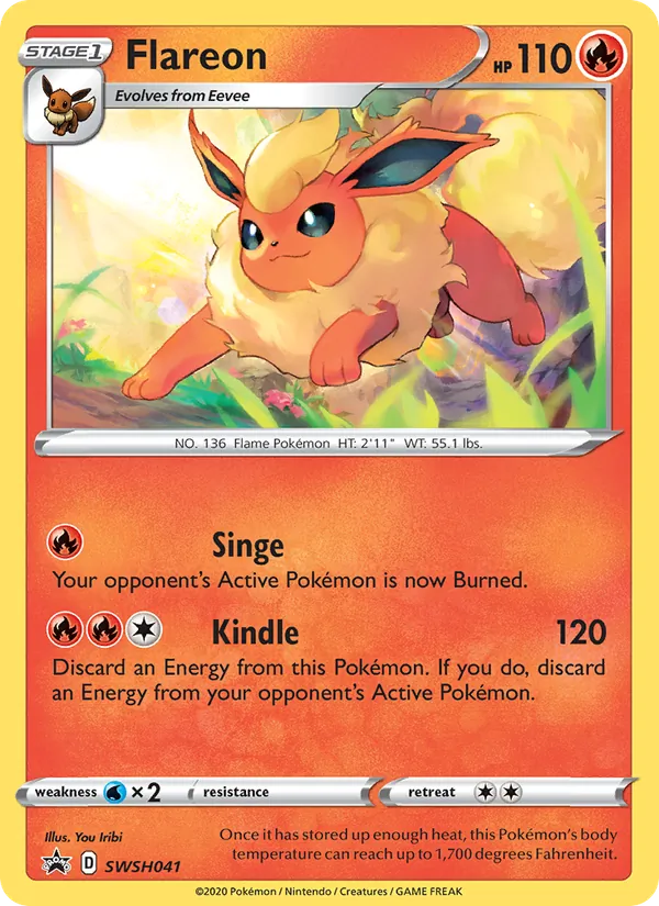 Flareon - SWSH Black Star Promos Pokemon Card