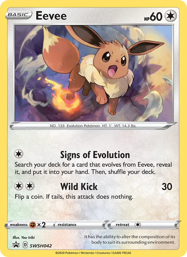 Eevee - SWSH Black Star Promos Pokemon Card