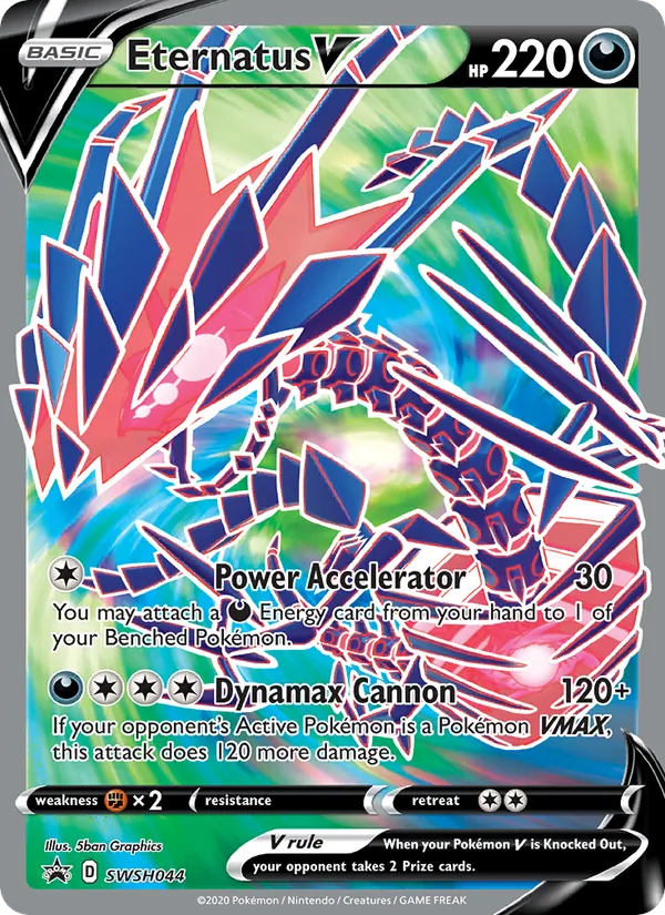 Eternatus V - SWSH Black Star Promos Pokemon Card