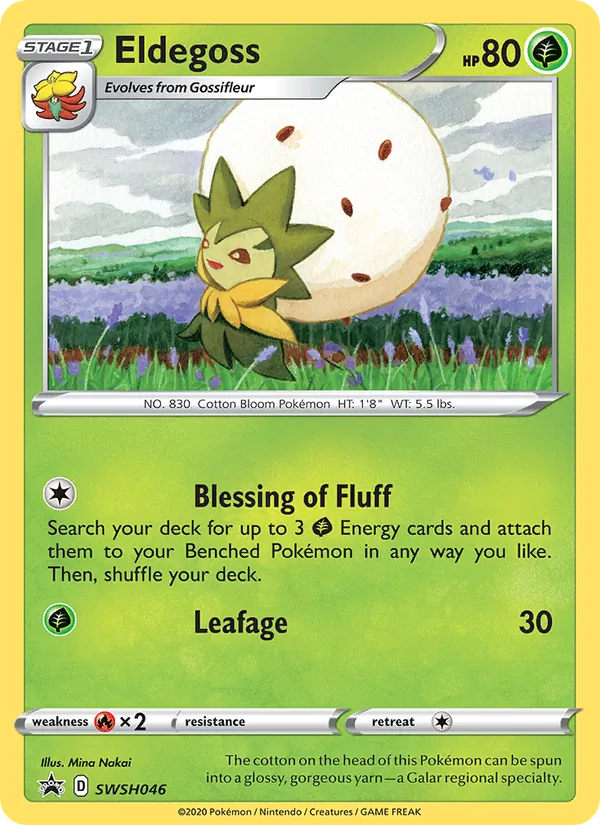Eldegoss - SWSH Black Star Promos Pokemon Card