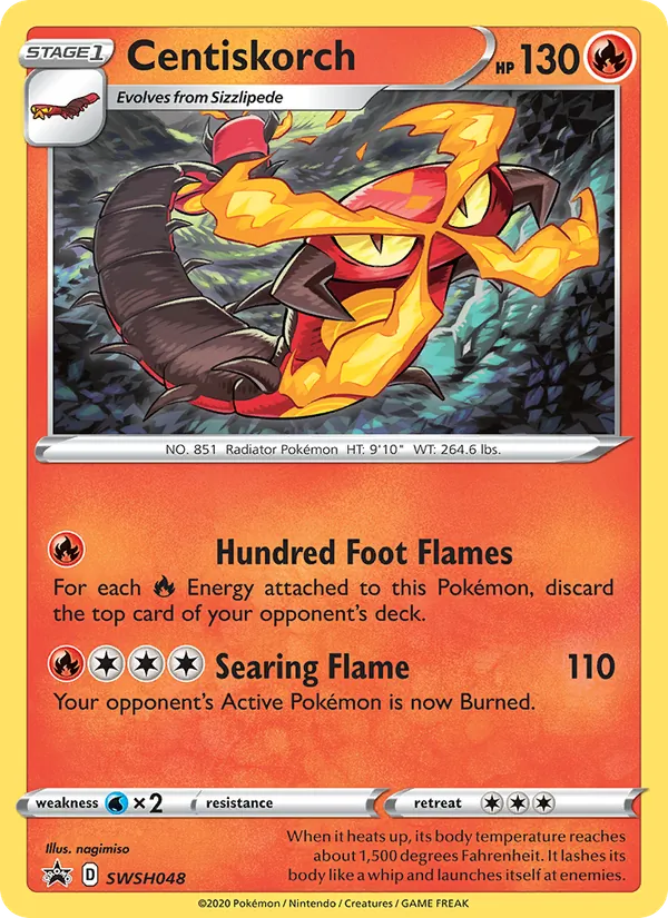 Centiskorch - SWSH Black Star Promos Pokemon Card