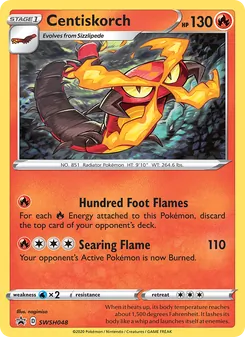Centiskorch - SWSH Black Star Promos