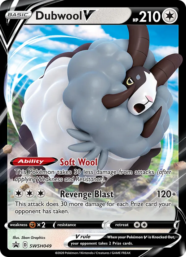 Dubwool V - SWSH Black Star Promos Pokemon Card