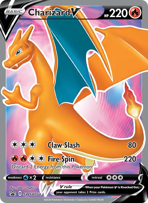Charizard V - SWSH Black Star Promos Pokemon Card