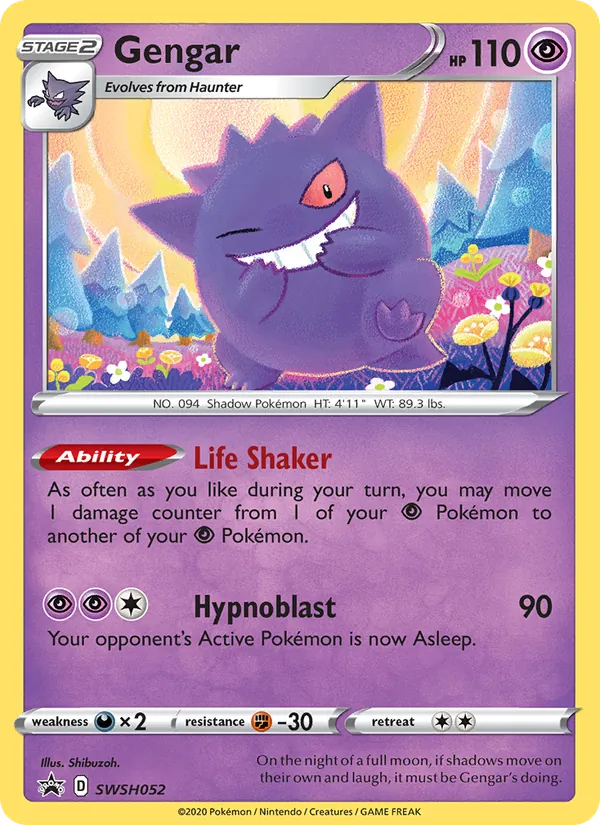 Gengar - SWSH Black Star Promos Pokemon Card