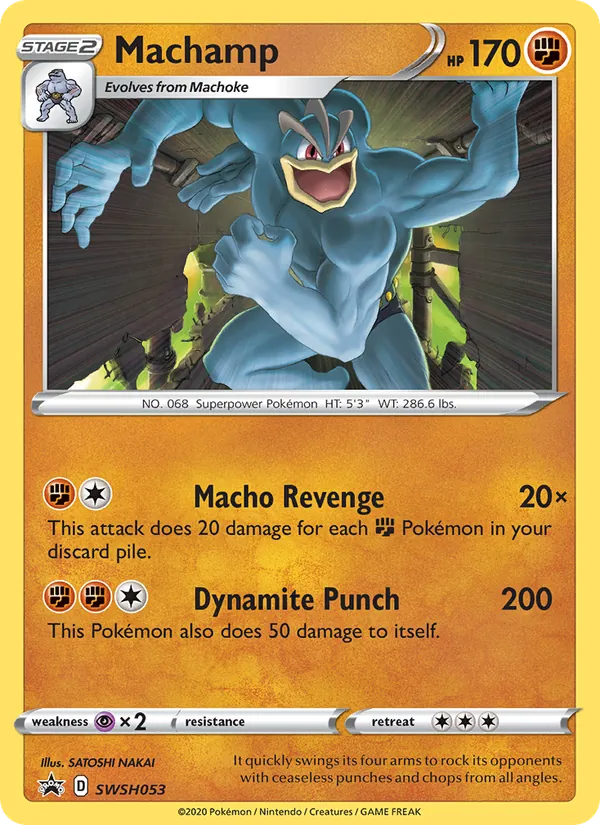 Machamp - SWSH Black Star Promos Pokemon Card
