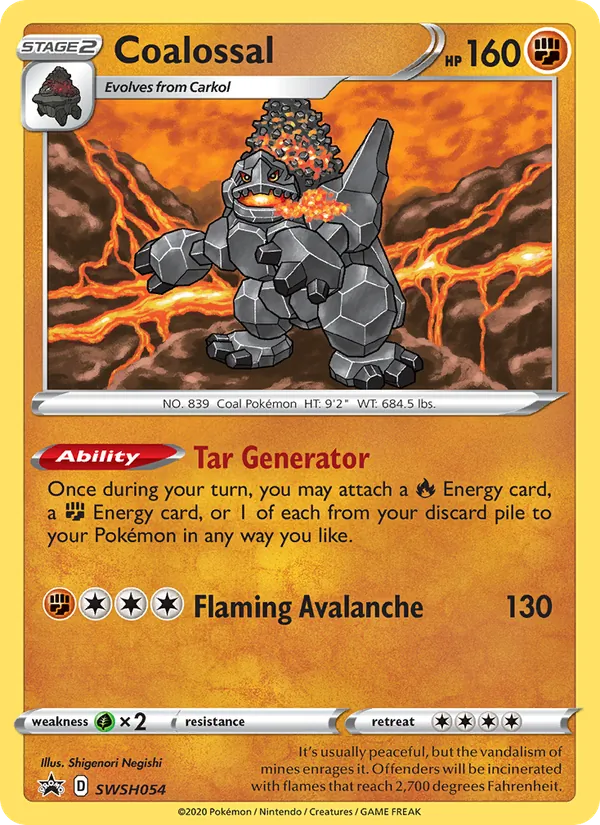 Coalossal - SWSH Black Star Promos Pokemon Card
