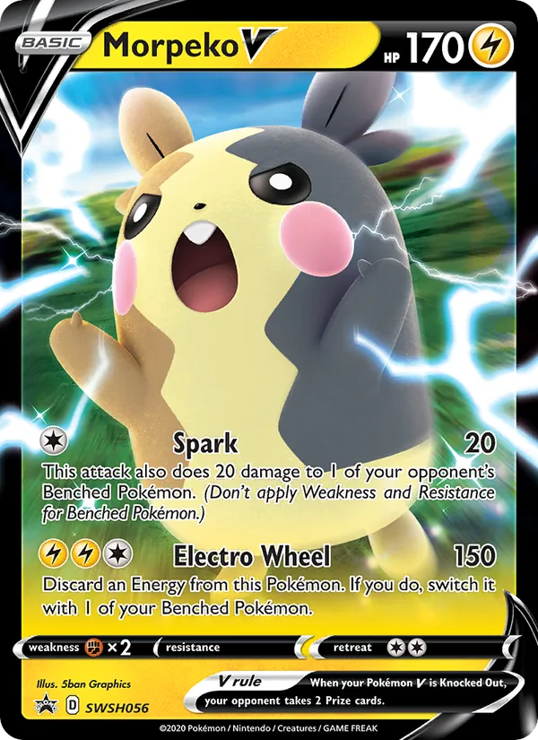 Morpeko V - SWSH Black Star Promos Pokemon Card