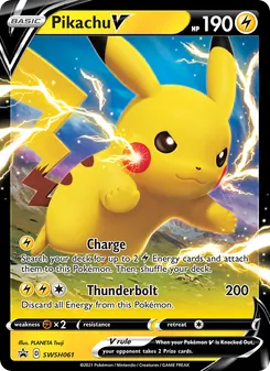 Pikachu V - SWSH Black Star Promos