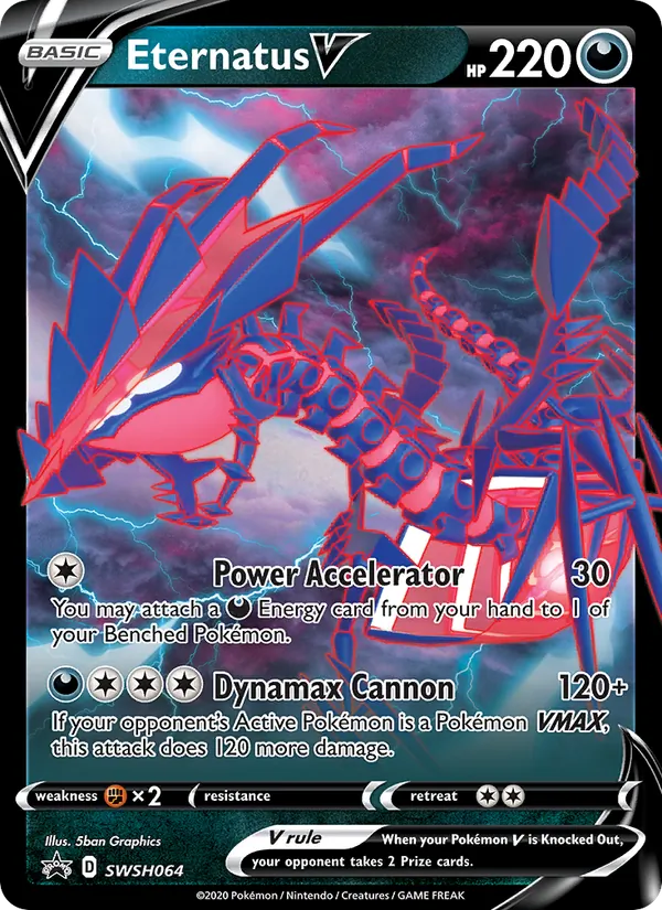 Eternatus V - SWSH Black Star Promos Pokemon Card