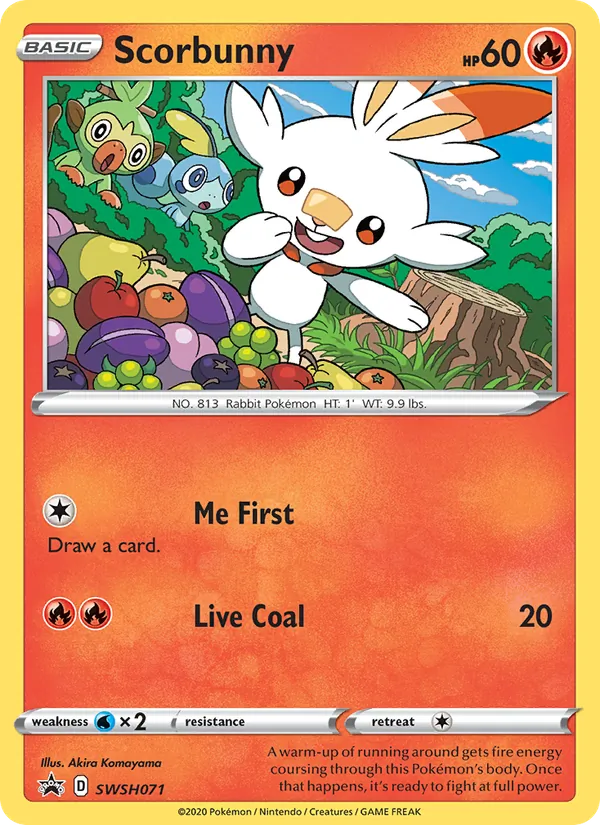 Scorbunny - SWSH Black Star Promos Pokemon Card
