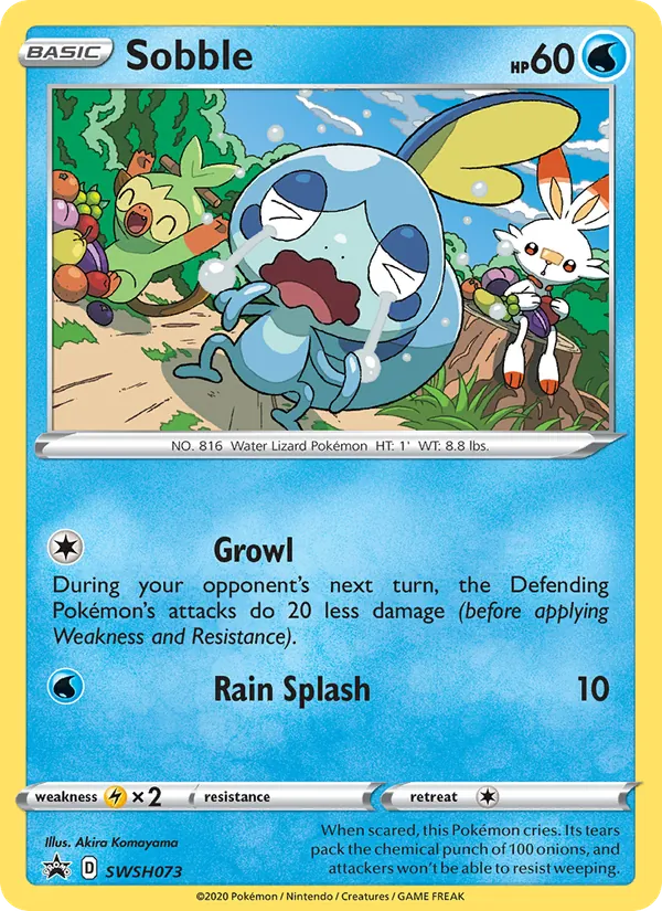 Sobble - SWSH Black Star Promos Pokemon Card