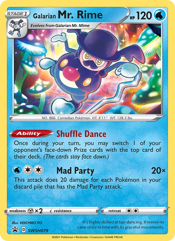Galarian Mr. Rime - SWSH Black Star Promos Pokemon Card