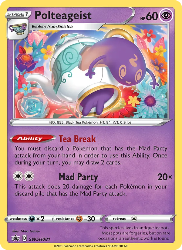 Polteageist - SWSH Black Star Promos Pokemon Card
