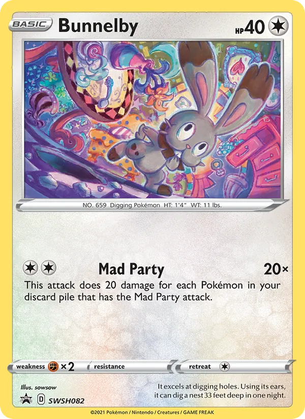 Bunnelby - SWSH Black Star Promos Pokemon Card