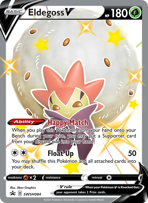 Eldegoss V - SWSH Black Star Promos Pokemon Card