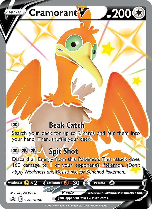Cramorant V - SWSH Black Star Promos Pokemon Card