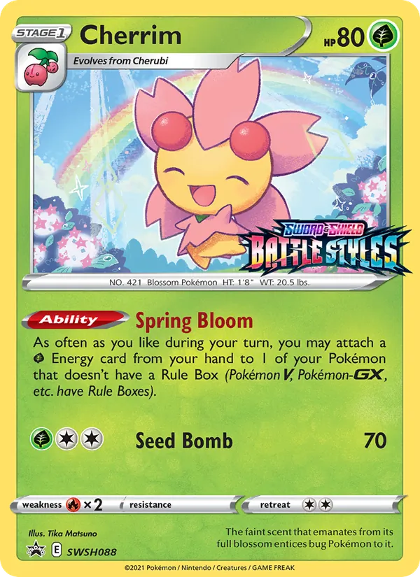 Cherrim - SWSH Black Star Promos Pokemon Card