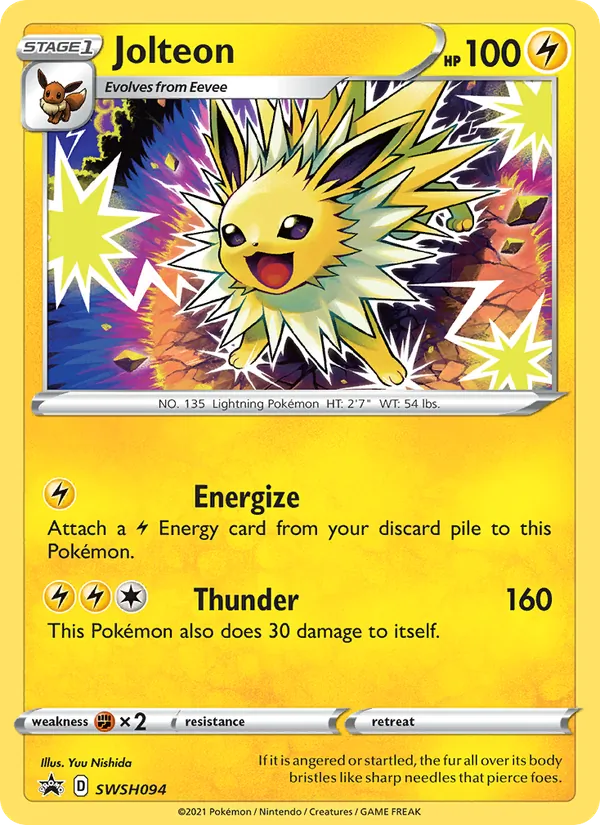Jolteon - SWSH Black Star Promos Pokemon Card