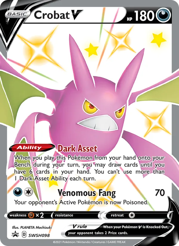 Crobat V - SWSH Black Star Promos Pokemon Card