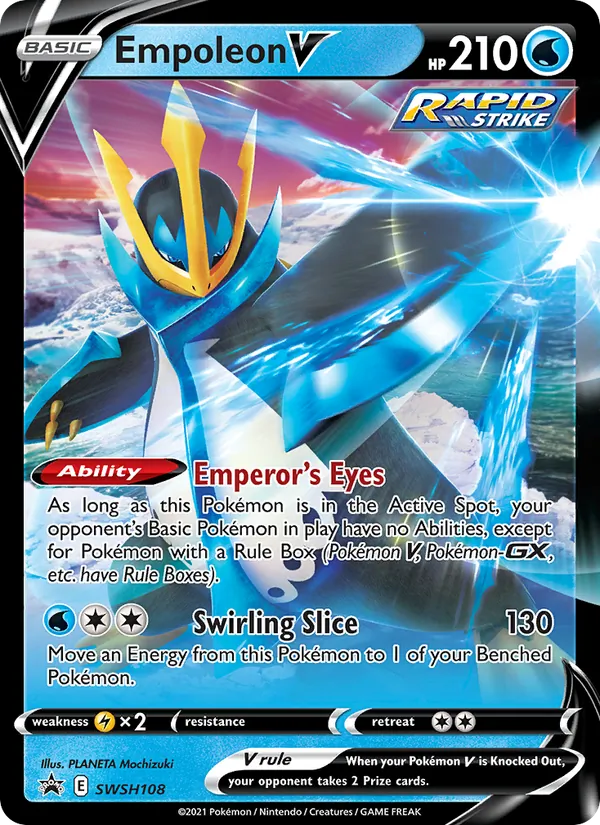 Empoleon V - SWSH Black Star Promos Pokemon Card
