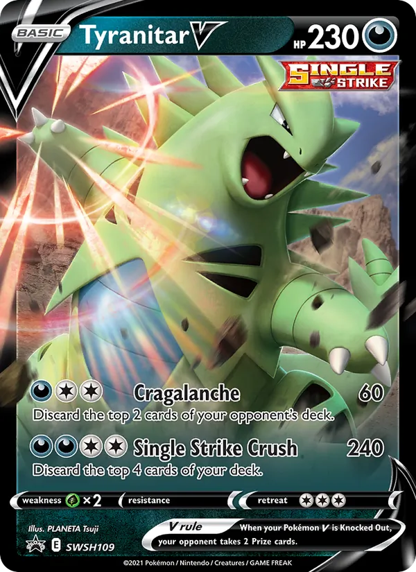 Tyranitar V - SWSH Black Star Promos Pokemon Card