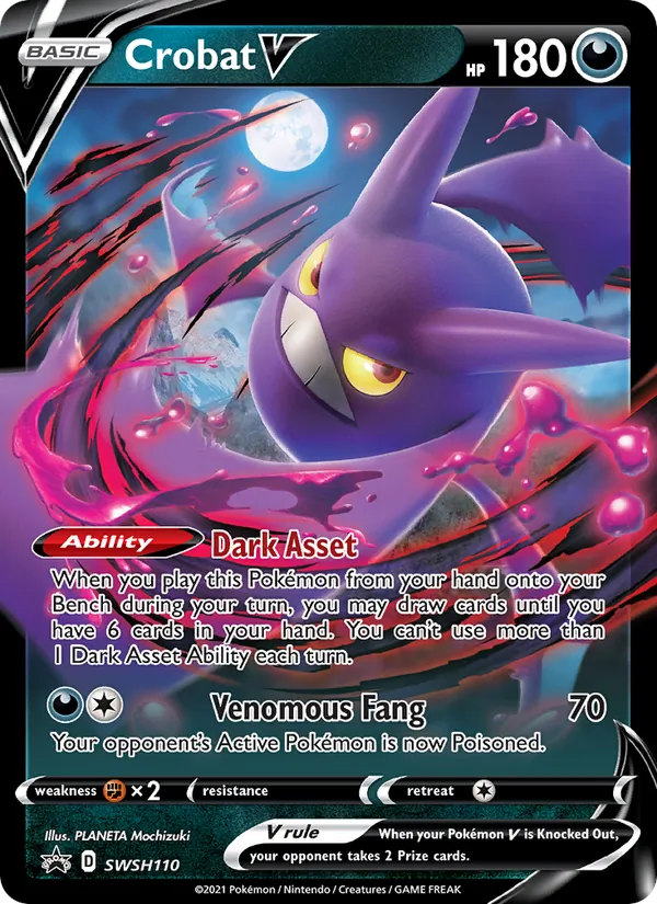 Crobat V - SWSH Black Star Promos Pokemon Card