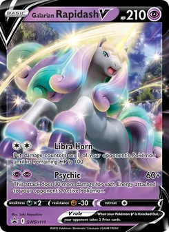 Galarian Rapidash V - SWSH Black Star Promos