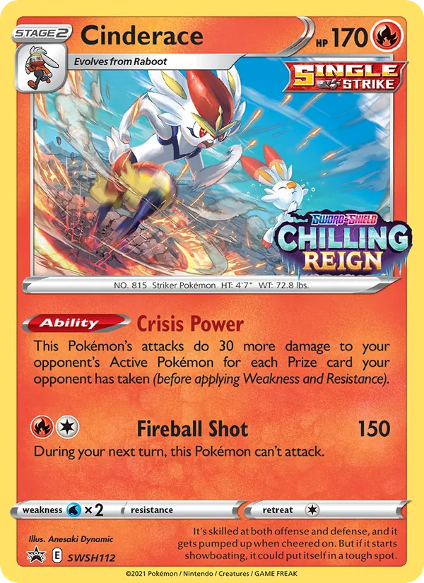 Cinderace - SWSH Black Star Promos Pokemon Card