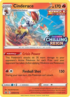 Cinderace - SWSH Black Star Promos