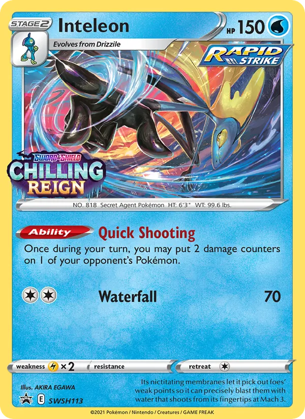Inteleon - SWSH Black Star Promos Pokemon Card
