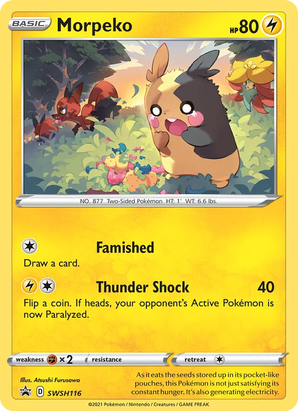 Morpeko - SWSH Black Star Promos Pokemon Card