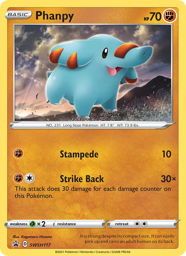 Phanpy - SWSH Black Star Promos Pokemon Card