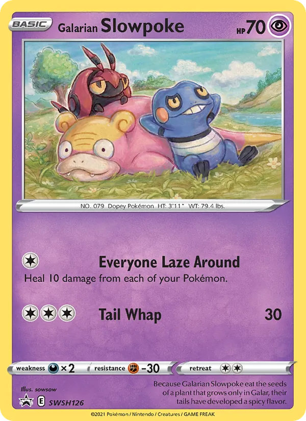 Galarian Slowpoke - SWSH Black Star Promos Pokemon Card