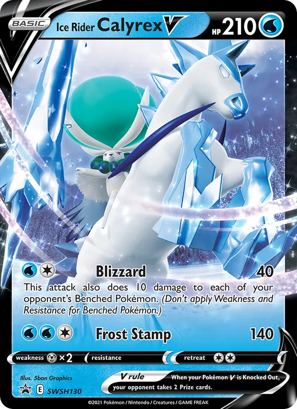 Ice Rider Calyrex V - SWSH Black Star Promos Pokemon Card