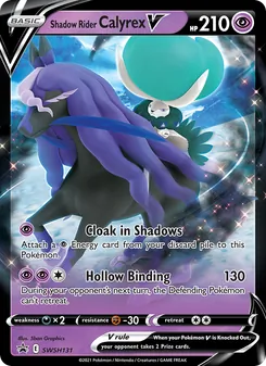 Shadow Rider Calyrex V - SWSH Black Star Promos