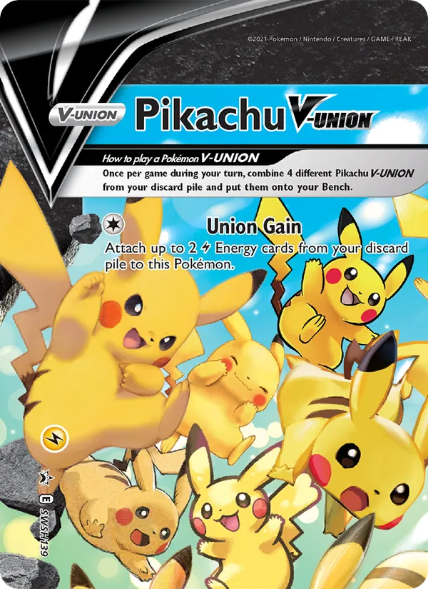 Pikachu V-UNION - SWSH Black Star Promos Pokemon Card