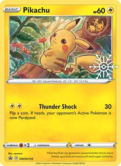 Pikachu - SWSH Black Star Promos