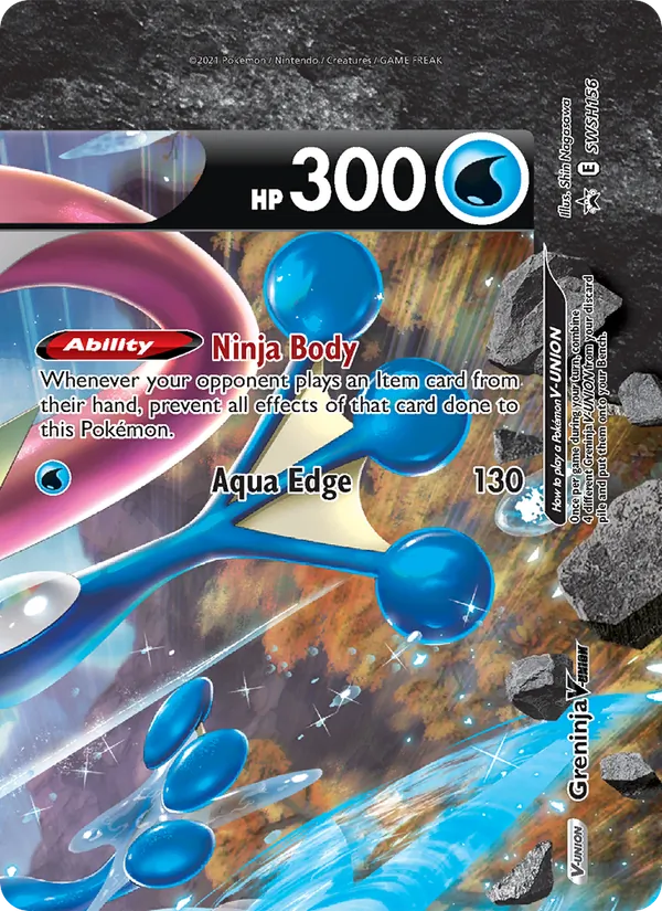 Greninja V-UNION - SWSH Black Star Promos Pokemon Card