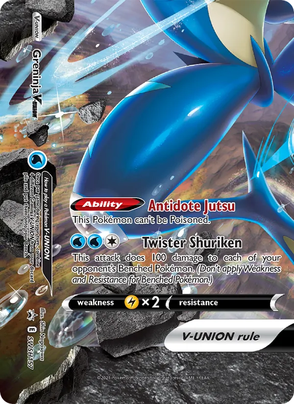 Greninja V-UNION - SWSH Black Star Promos Pokemon Card